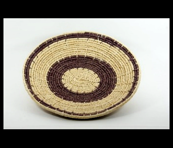 Panera Waorani Artesanal Natural 2 circulos Marrones