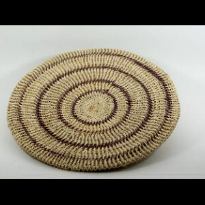 Panera Waorani Artesanal Natural 4 circulos Marrones