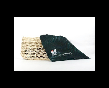 Buff cubre boca diseño hojas y rostro Waorani