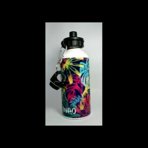 Toma todo o cubre botella con diseños de selva multi color Waorani